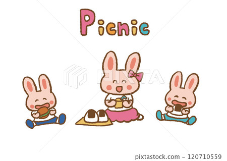 兔子野餐 120710559