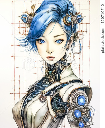 Cyber Woman: Female Android Image 120710740
