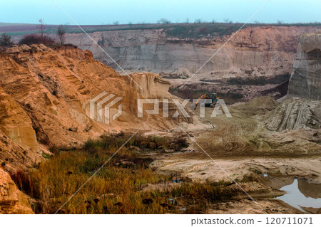 sand mining quarry in Ukraine. sand mining quarry in Ukraine. 120711071