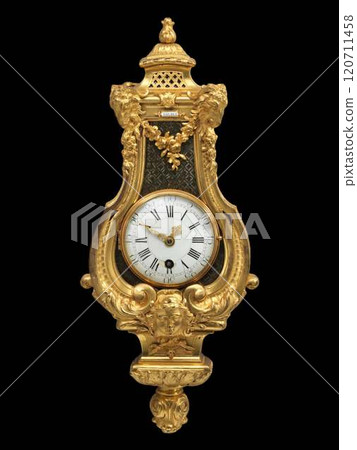 Antique Gilt Cartel Clock, Ornate, Decorative, 18th Century Antique Gilt Cartel Clock, Ornate, Decorative, 18th Century 120711458