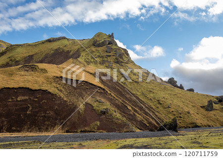 Mountains and landscape in Katla geopark, Iceland Mountains and landscape in Katla geopark, Iceland 120711759