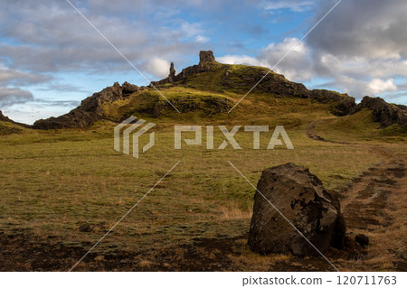Mountains and landscape in Katla geopark, Iceland Mountains and landscape in Katla geopark, Iceland 120711763