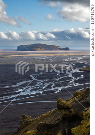 River bottom and Katla geopark, Iceland 120711769