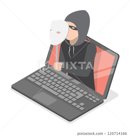 3D Isometric Flat Set of Hacker Icons. Item 2 3D Isometric Flat Set of Hacker Icons. Item 2 120714166