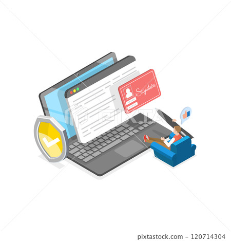 3D Isometric Flat Illustration of Credit Card Online. Item 3 3D Isometric Flat Illustration of Credit Card Online. Item 3 120714304