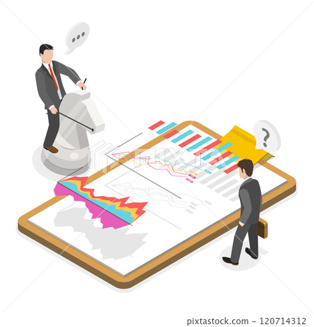 3D Isometric Flat Illustration of Business Strategy. Item 3 3D Isometric Flat Illustration of Business Strategy. Item 3 120714312