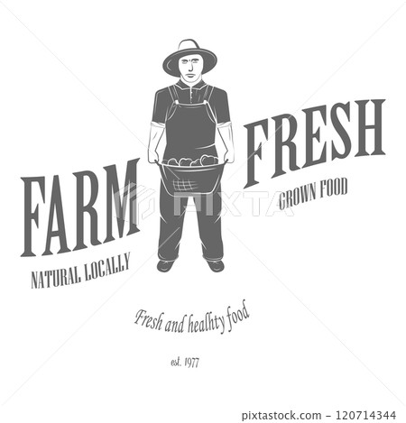Farm Fresh Products Badge Set.. Item 5 120714344