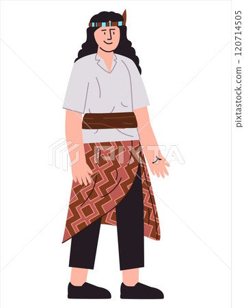 Martha Christina Tiahahu Indonesian warrior female national hero Central Maluku Indonesia woman figure fighter patriotic leader history human rights independence character colorful icon set design 120714505