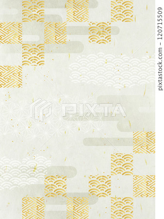 Japanese pattern and washi paper background 120715509