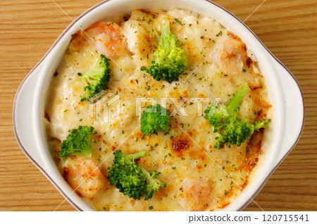 Shrimp gratin 120715541