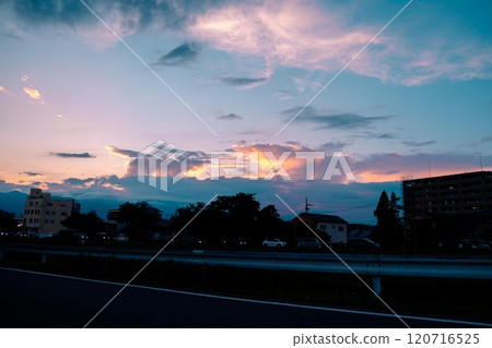 Bright sunset Bright sunset 120716525