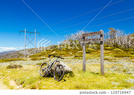 Schlink Pass Landscape in Kosciuszko National Park in Australia Schlink Pass Landscape in Kosciuszko National Park in Australia 120716947
