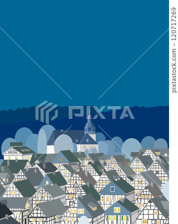 Freudenberg Germany winter night 120717269