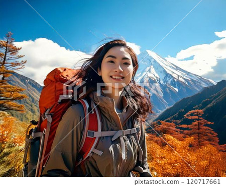 Women climbing 120717661