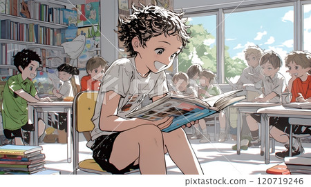 年幼的孩子和朋友一起玩耍 120719246