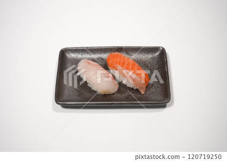 鯛魚握壽司、鮭魚握壽司 120719250