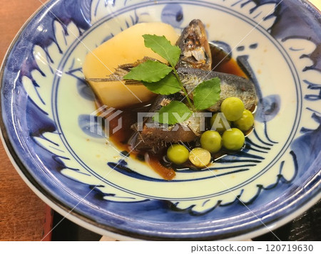 煮沙丁魚材質背景 煮沙丁魚材質背景 120719630