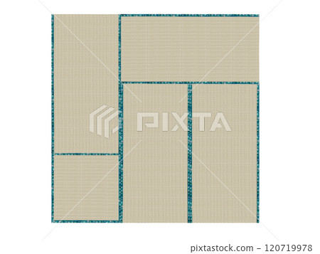 Tatami (four and a half tatami mats) Old tatami mats 120719978