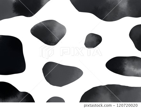 Watercolor style cow pattern background illustration 120720020