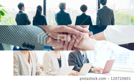 Corporate and teamwork collage 120720801