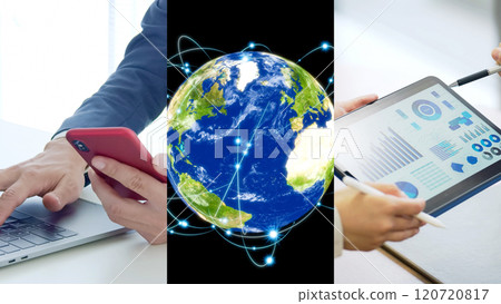 Global business image collage 120720817