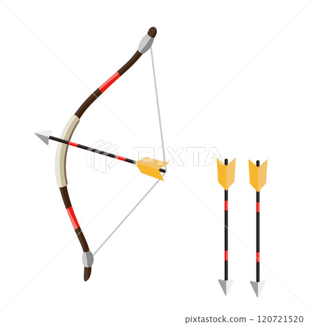 Bow drawing illustration 120721520