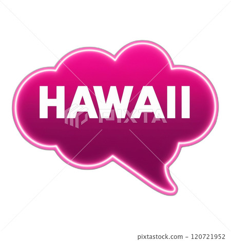 帶有文字的霓虹色語音氣泡 120721952