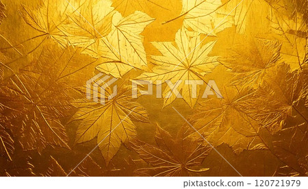 豪華純金日本紙材質AI生成素材 豪華純金日本紙材質AI生成素材 120721979