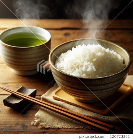 Ideal rice, delicious rice, white rice 120723261