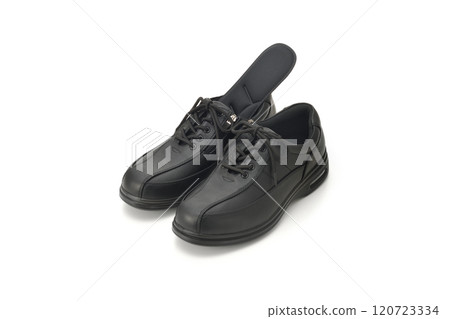 black shoes and insoles 120723334