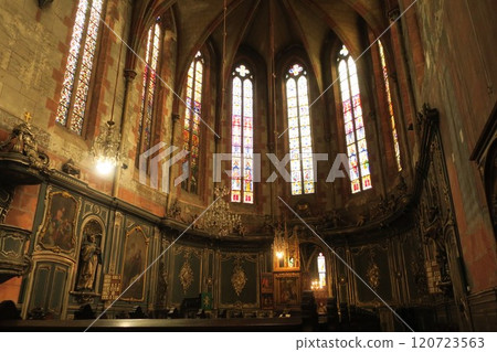 The Church of Saint-Pierre-le-Jeune in Strasbourg, France 120723563