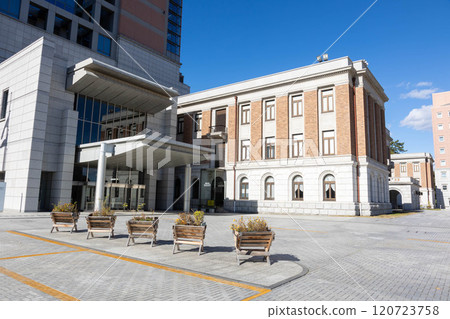 Gunma Prefectural Government Office Main Building Entrance, Maebashi City 120723758