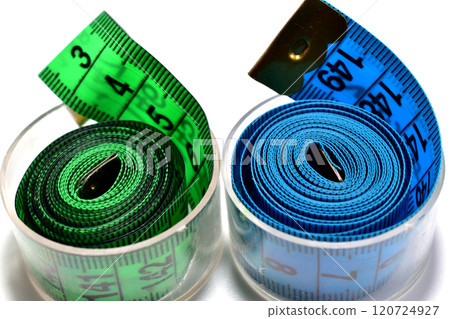 Seamstress's tool for cutting centimeters. Seamstress's tool for cutting centimeters. 120724927