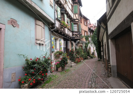 Streets of Eguisheim, France Streets of Eguisheim, France 120725054