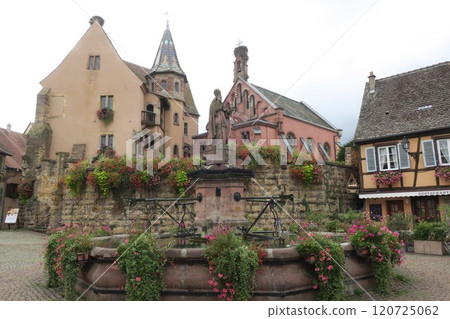 Streets of Eguisheim, France Streets of Eguisheim, France 120725062