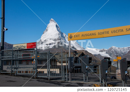 Gornergrat Railway, Matterhorn from Riffelberg Station, Zermatt, Switzerland 120725145