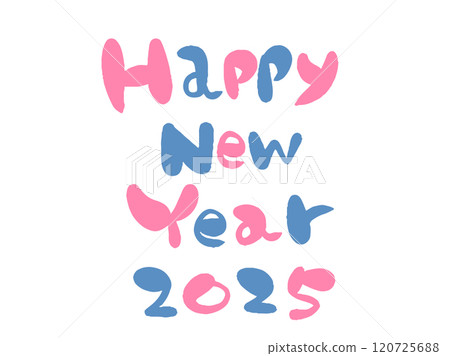 新年快樂手寫字母 3 新年快樂手寫字母 3 120725688