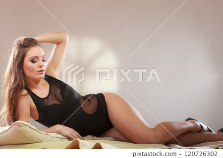 Girl is posing. 120726302