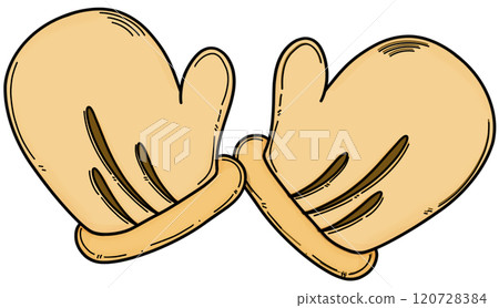 Brown winter gloves 120728384