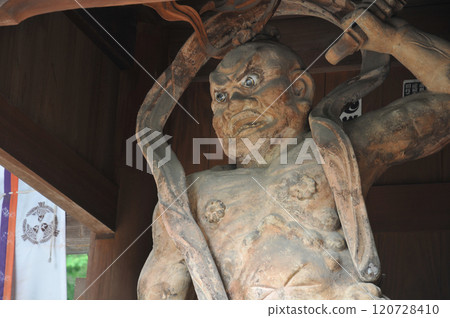[Shikoku 88 places] 67th Daikoji Temple, Agata Nio Statue Mitoyo City, Kagawa Prefecture 120728410