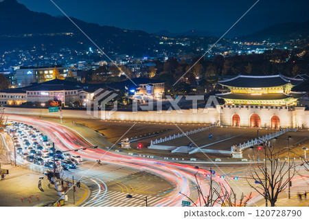 首爾光化門夜景 120728790