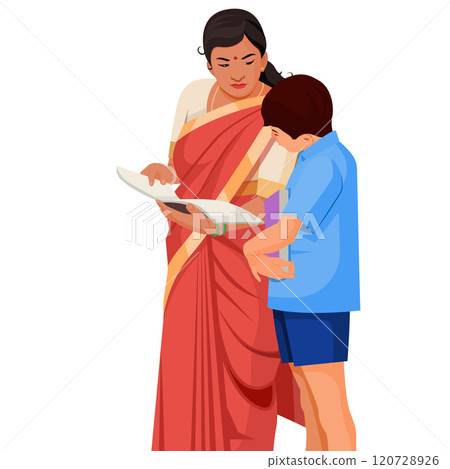 Teacher talking and helping student, Help Children Teaching 120728926