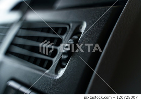 The background image of the control elements of the blower and air conditioning system of a truck. The background image of the control elements of the blower and air conditioning system of a truck. 120729007