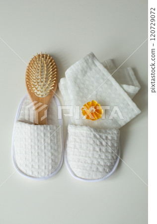 pattern, fabric shoes, shower slippers, massage brush, dried pea 120729072