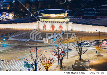 Seoul Gwanghwamun Night View 120729101