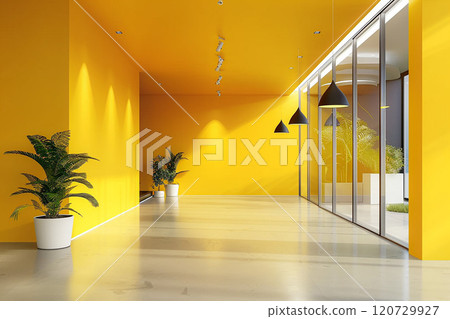 Office backdrop, 3D animation, for live marketing, sleek and contemporary design Office backdrop, 3D animation, for live marketing, sleek and contemporary design 120729927