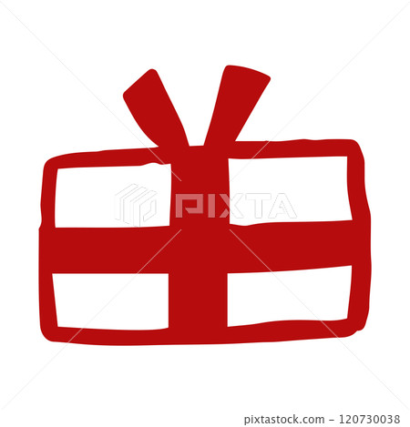 Cute illustration of a gift box Cute illustration of a gift box 120730038