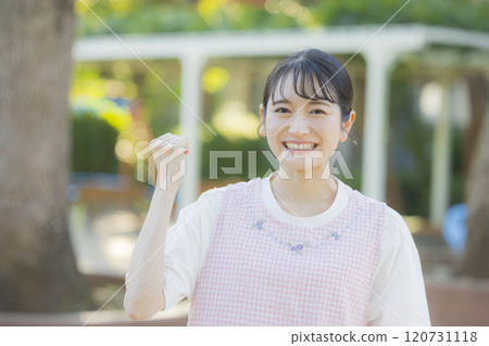 A young woman who is a care worker A young woman who is a care worker 120731118