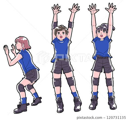 一個女孩玩積木的插圖集 120731135