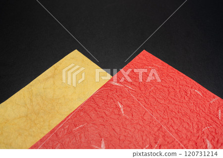 Red and golden washi paper Red and golden washi paper 120731214